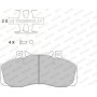 FVR1522B FERODO КомплеК т гальмівних колодок, дискове гальмо