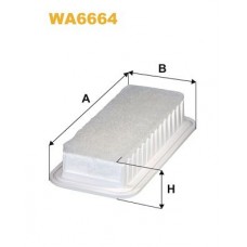 WA6664 WIX FILTERS Повітряний фільтр