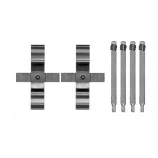 1 987 474 741 BOSCH Комплектуючі колодки дискового гальма