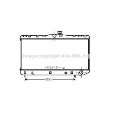 TO2181 AVA QUALITY COOLING Радіатор охолодження двигуна