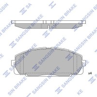 SP2077 Hi-Q Комплект гальмівних колодок дисковий гальм
