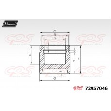 72957046 MAXTECH Поршень корпус скоби гальма