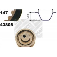 23808 MAPCO Комплект ременя ГРМ