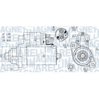 063721393010 MAGNETI MARELLI Стартер