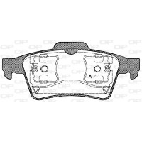BPA0842.00 OPEN PARTS Комплект гальмівних колодок дисковий гальм