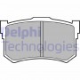 LP678 DELPHI Комплект гальмівних колодок дисковий гальм