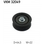 VKM32049 SKF ABA OPEL Ролик натяжн. (NSK) Astra H,Signum,Vectra C,Zafira B,Fiat Croma,Sedici,Grande Punto,Suzuki SX4 1.9/2.0CDTi 04-