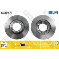 6030471 GIRLING Гальмівний диск