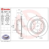 09.7377.10 BREMBO Гальмівний диск