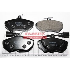 DBP1451 DYNAMATRIX КомплеК т гальмівних колодок, дискове гальмо