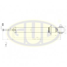 GSA341841 G.U.D. Амортизатор