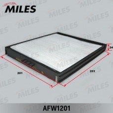 AFW1201 MILES Фільтр повітря у внутрішньому просторі