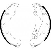 8DB 355 002-611 HELLA PAGID Комплект гальмівних колодок