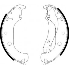8DB 355 002-611 HELLA PAGID Комплект гальмівних колодок