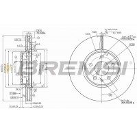 CD8337V BREMSI Гальмівний диск
