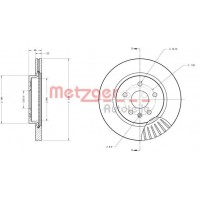 6110371 METZGER Гальмівний диск