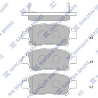 SP1230 Hi-Q КомплеК т гальмівних колодок, дискове гальмо