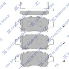 SP1230 Hi-Q КомплеК т гальмівних колодок, дискове гальмо