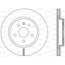 BDR2497.20 OPEN PARTS Гальмівний диск