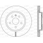 BDR2497.20 OPEN PARTS Гальмівний диск