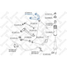 57-51069-SX STELLOX Ричаг незалежної підвіски колеса, подвеска колеса