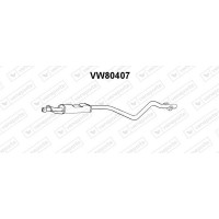 VW80407 VENEPORTE Предглушник вихлопних газів