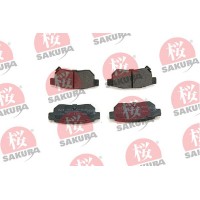 601-40-6620 SAKURA Комплект гальмівних колодок дисковий гальм