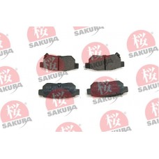 601-40-6620 SAKURA Комплект гальмівних колодок дисковий гальм