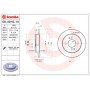 08.A916.10 BREMBO Гальмівний диск