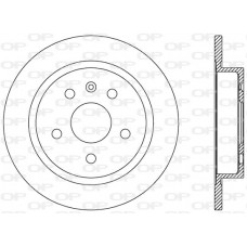 BDR2508.10 OPEN PARTS Гальмівний диск