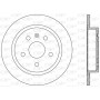 BDR2508.10 OPEN PARTS Гальмівний диск