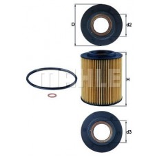OX 154/1D MAHLE Масляний фільтр