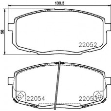 8DB 355 037-431 HELLA Комплект гальмівних колодок дисковий гальм