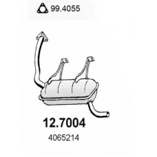 12.7004 ASSO Глушник вихлопних газів кінцевий