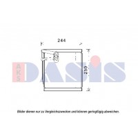 820364N AKS DASIS Випарник кондиціонера