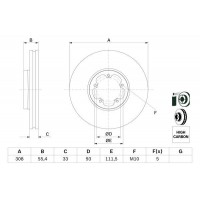 0 986 479 F46 BOSCH Гальмівний диск