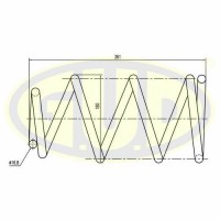 GCS027638 G.U.D. Пружина ходової частини