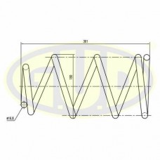 GCS027638 G.U.D. Пружина ходової частини