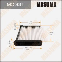 MC-331 MASUMA Фільтр повітря у внутрішньому просторі