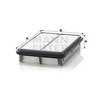 C 2632/1 MANN-FILTER Повітряний фільтр