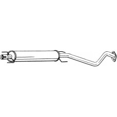 284-339 BOSAL Середній глушник вихлопних газів