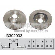 J3302033 NIPPARTS Гальмівний диск