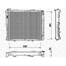350213763000 MAGNETI MARELLI Радіатор охолодження двигуна