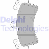 LP1997 DELPHI КомплеК т гальмівних колодок, дискове гальмо