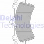 LP1997 DELPHI КомплеК т гальмівних колодок, дискове гальмо