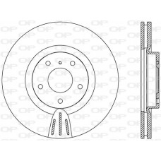 BDR2400.20 OPEN PARTS Гальмівний диск