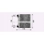 MS6762 AVA QUALITY COOLING Теплообмінник обігрів салону
