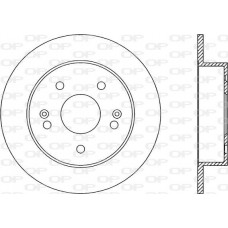 BDR2018.10 OPEN PARTS Гальмівний диск