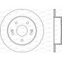BDR2018.10 OPEN PARTS Гальмівний диск