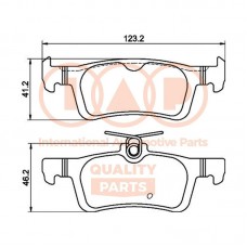 704-52031P IAP QUALITY PARTS Комплект гальмівних колодок дисковий гальм